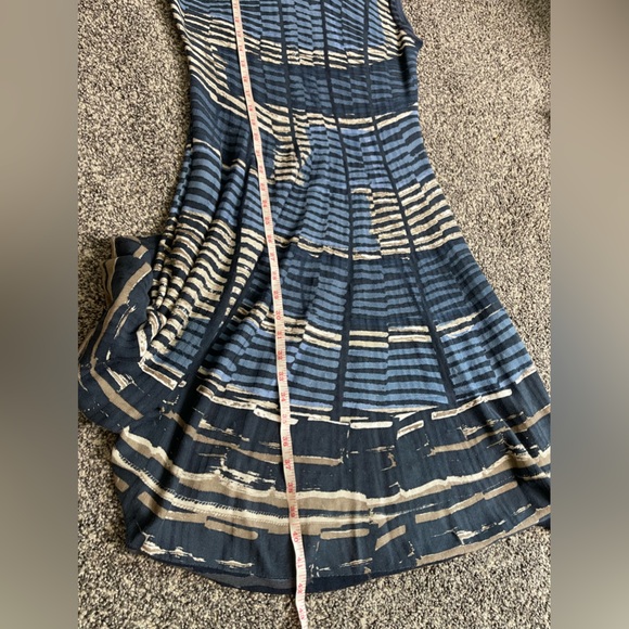 Nic + Zoe Mesmerize A Line Knit Twirl Midi Career Dress Office Retail 228 - Picture 12 of 12